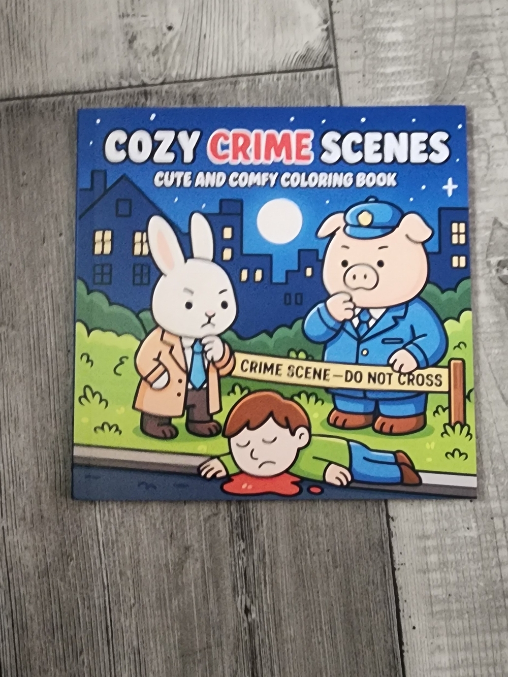 Cute and Comfy Coloring Book - Blue